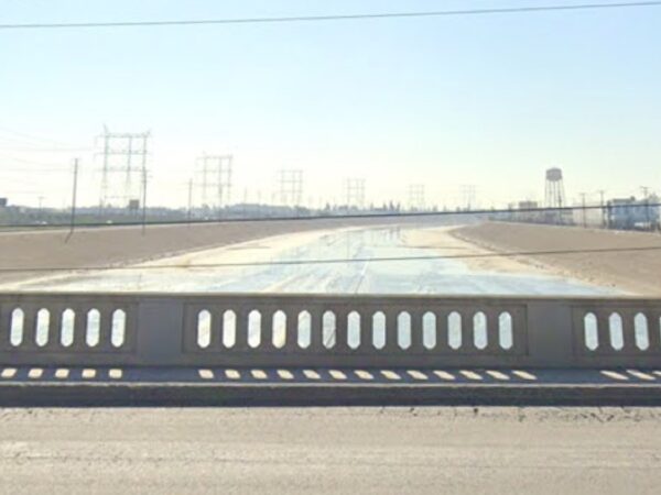 Los Angeles River at Maywood (Google Maps Street View)