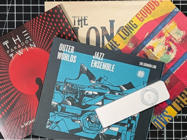 Four Albums and an iPod Shuffle (photo: Ewan Spence)