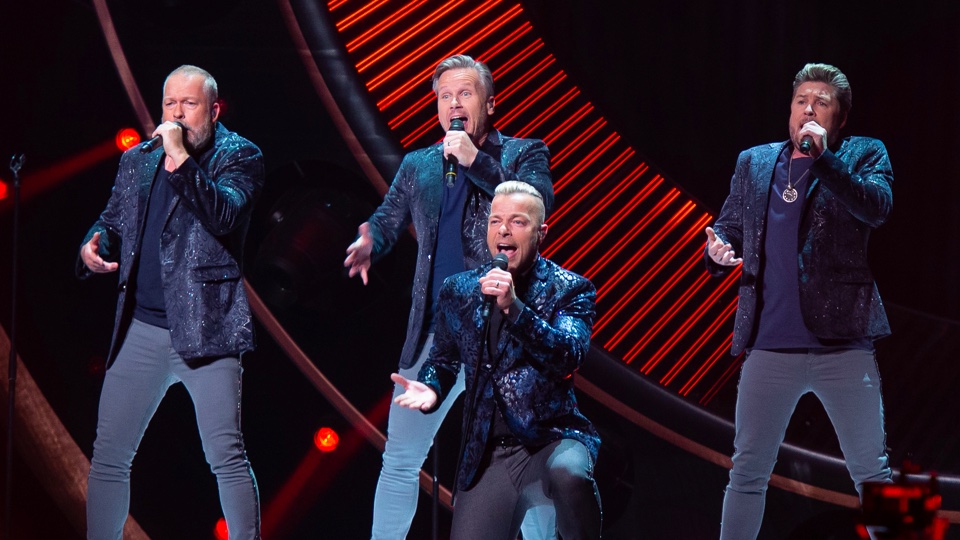 Arvingarna at the Melodifestivale Grand Final 2019 (cc Wikimedia / Kim Metso)