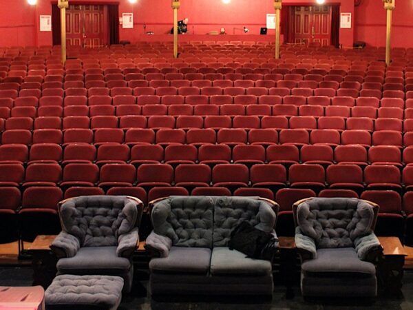 The empty auditorium at Kiwicon 2012 (cc Kristina D.C. Hoeppner / Flickr)