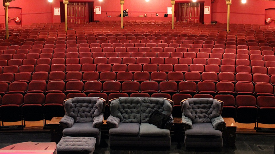 The empty auditorium at Kiwicon 2012 (cc Kristina D.C. Hoeppner / Flickr)
