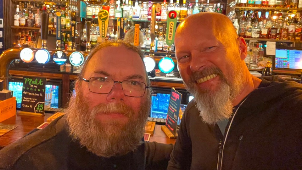 Ewan Spence and Marco Schreuder at Canon's Gait (Photo: Marco Schreuder)