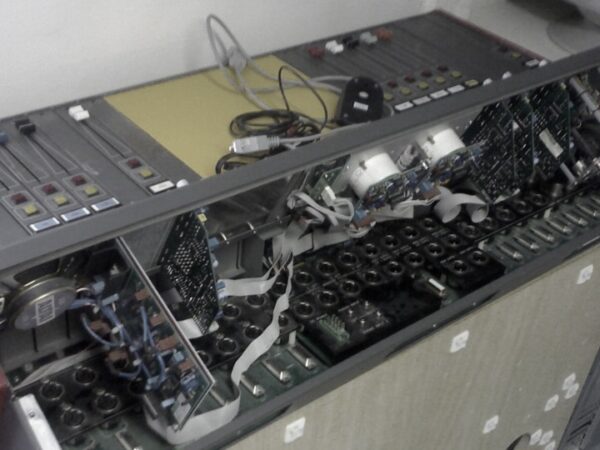 Slightly broken Leith FM Radio Desk (photo: Ewan Spence)