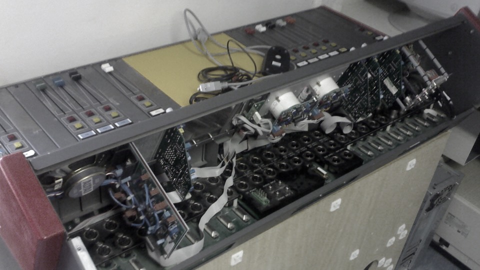 Slightly broken Leith FM Radio Desk (photo: Ewan Spence)