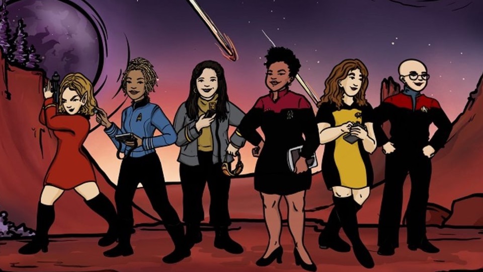 Women At Warp, Podcast Banner (womenatwarp.com)